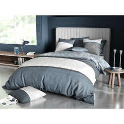 Housse de couette BREHAT 220X240cm Percale 100% Coton 71 fils/cm²