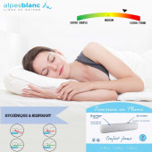 indice de fermeté traversin en plume 140 cm