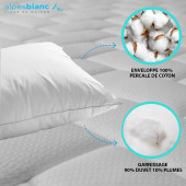 composition Oreiller Naturel 90% Duvet