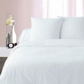 Taies Parure de Draps 140 Satin blanc (4p)