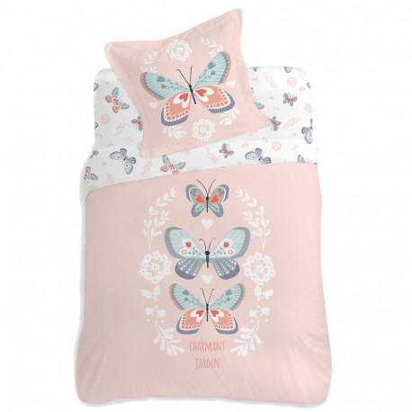 Housse de couette charmant jardin 140x200