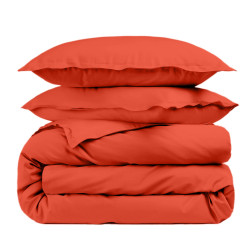 Housse de couette unie 100%...