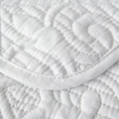 Couvre lit M23-7001-BLANC - détail