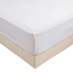 Protège Matelas Imperméable Molleton Coton 200g/m²  140x190 Drap Housse