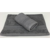 Lot de 2 Serviettes Invités Anthracite - 30x50 