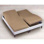 Drap Housse 2x80x200 taupe