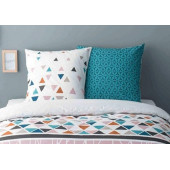 Housse de Couette Percale 220x240 Gilles + 2 taies 65 x 65