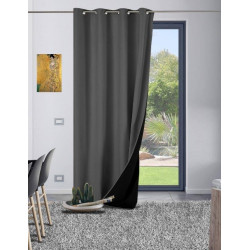 Rideau GALENA Isolant thermique à  Œillets 140x260